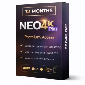 NEO 4K Plus – تجربة مشاهدة رقمية لمدة 12 شهر
